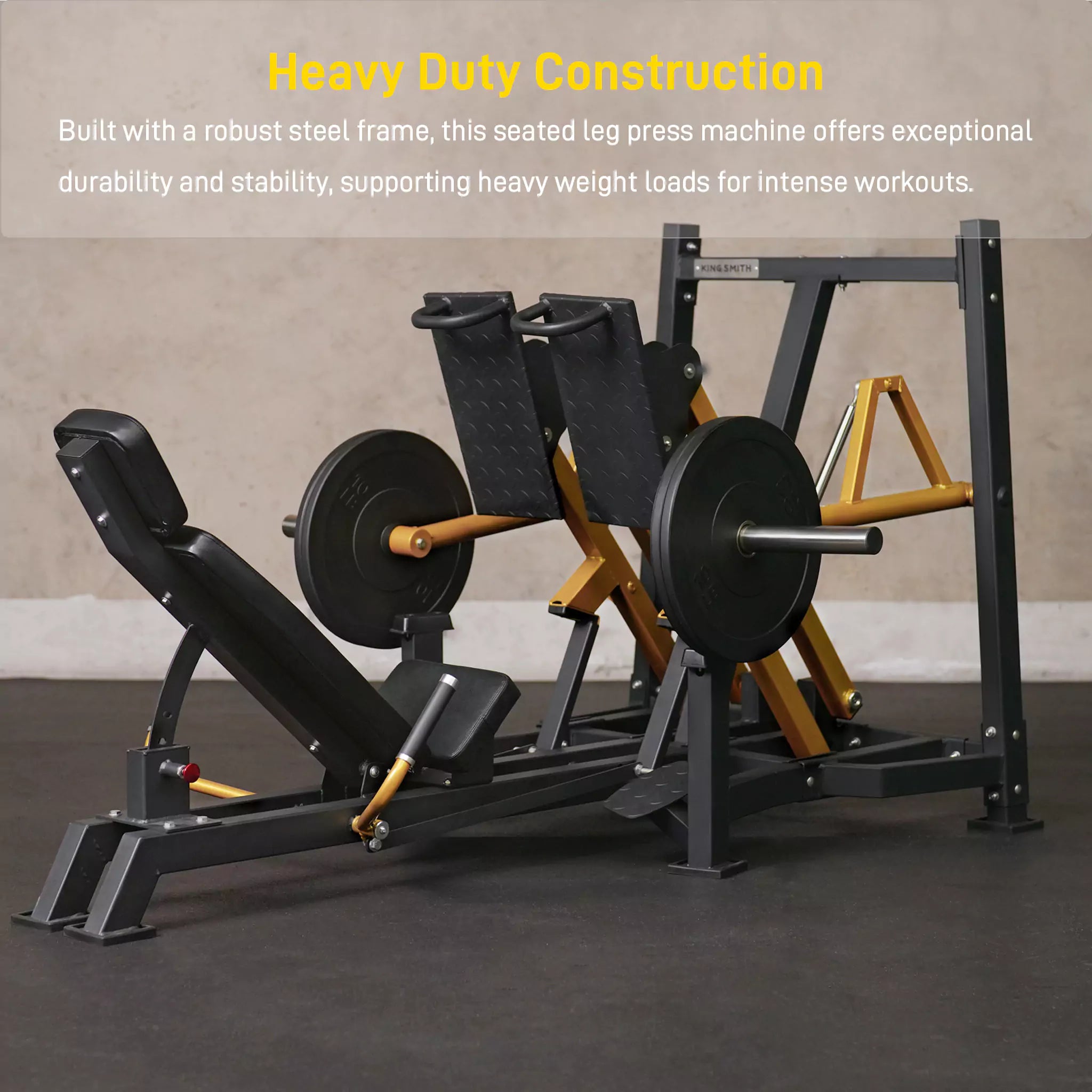 Home Gym Leg Press Machine with ISO Plate Design