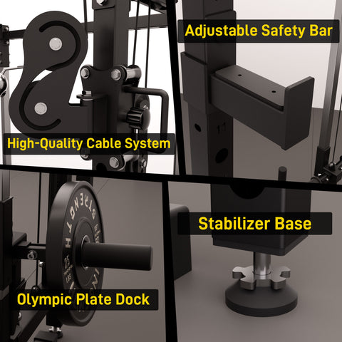 King Smith 4FD Folding Squat Rack