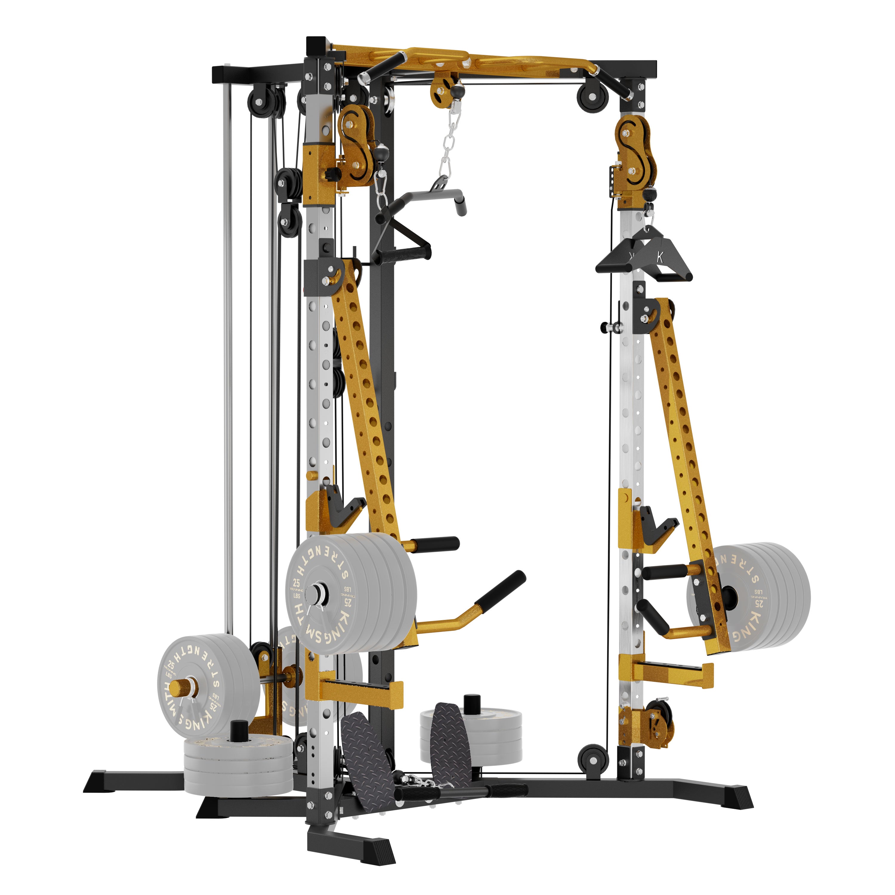 Versatile Power Rack with Cable Pulley System for Home Gym – KingSmith ...