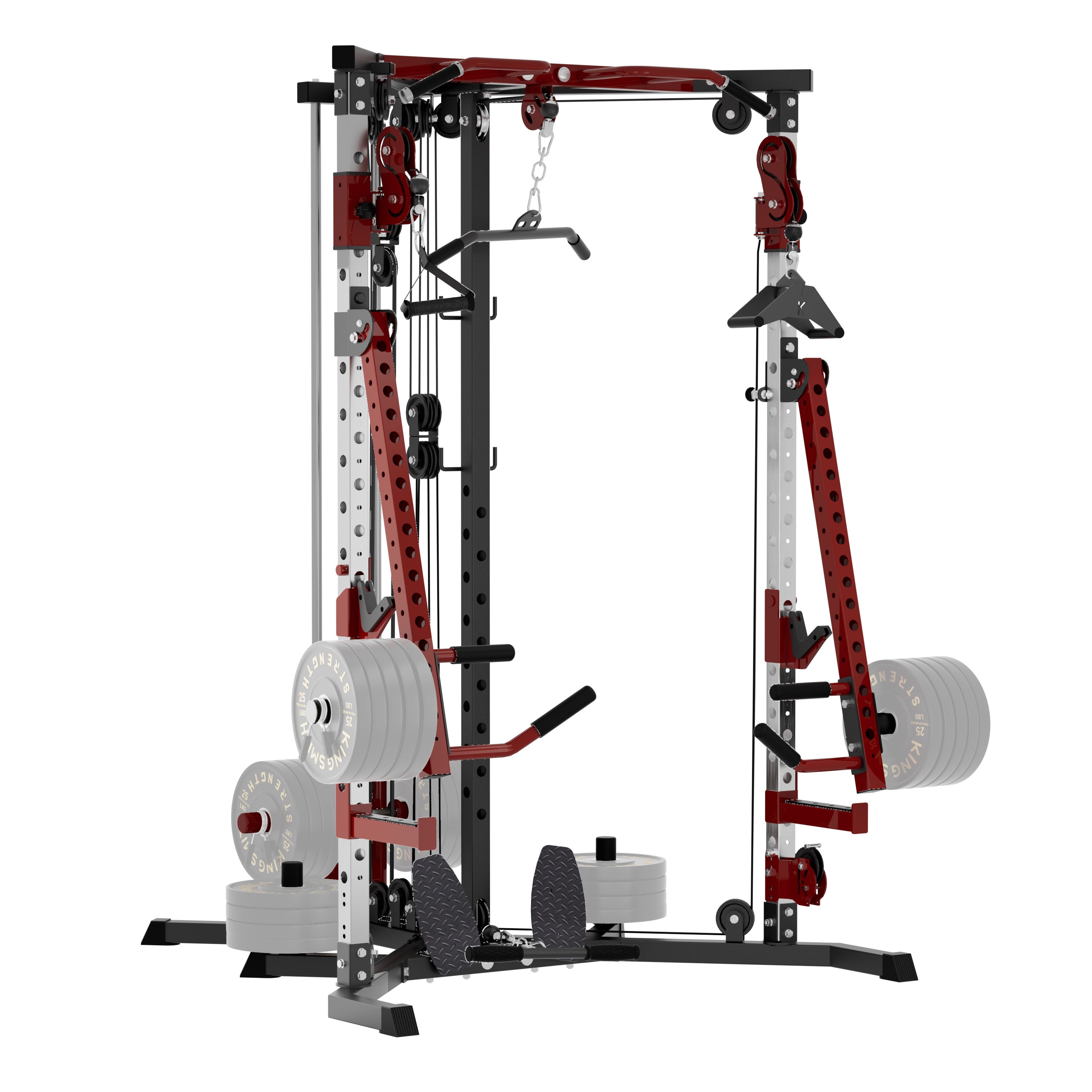 Home Gym Power Functional Rack with Cable System