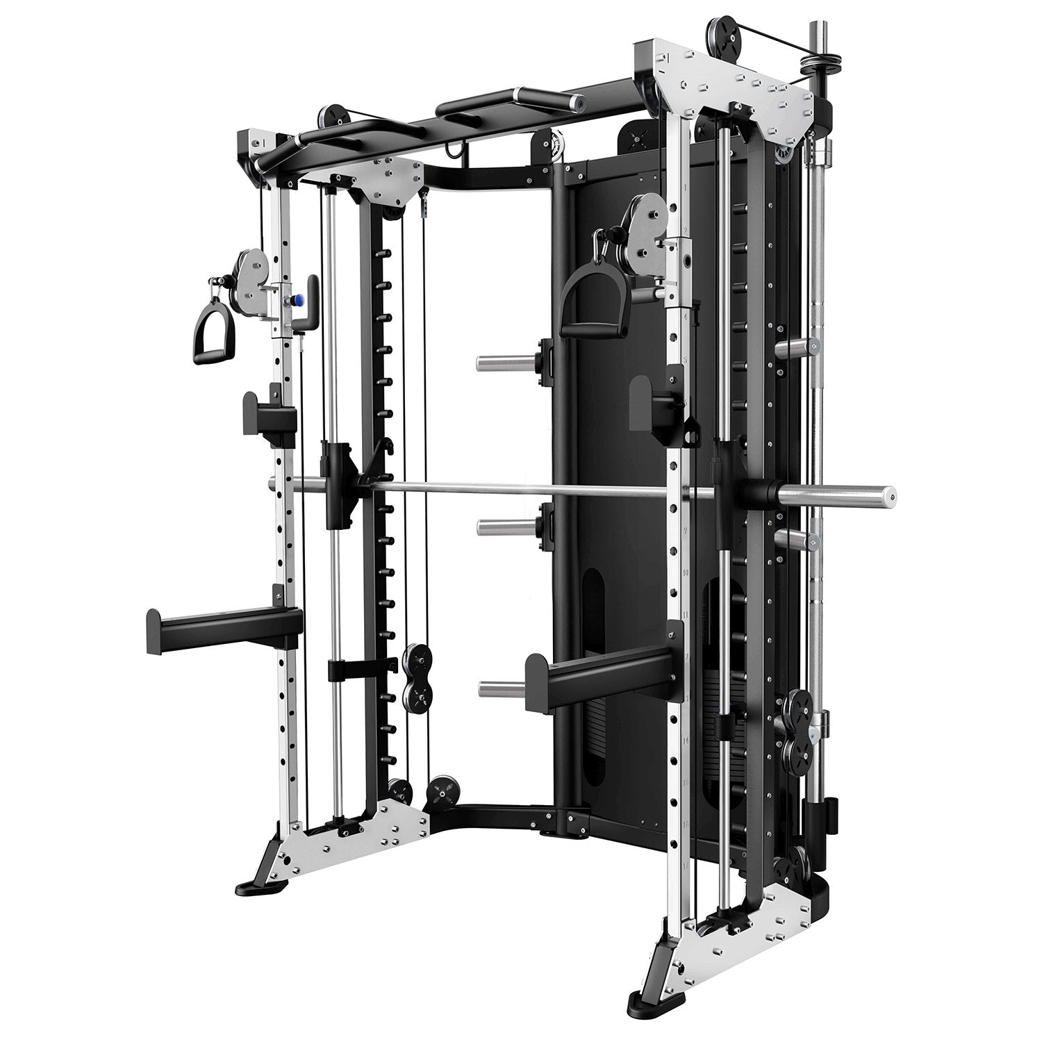 All In One Smith Machine Workout Home Weight Gym Functional Trainer ...