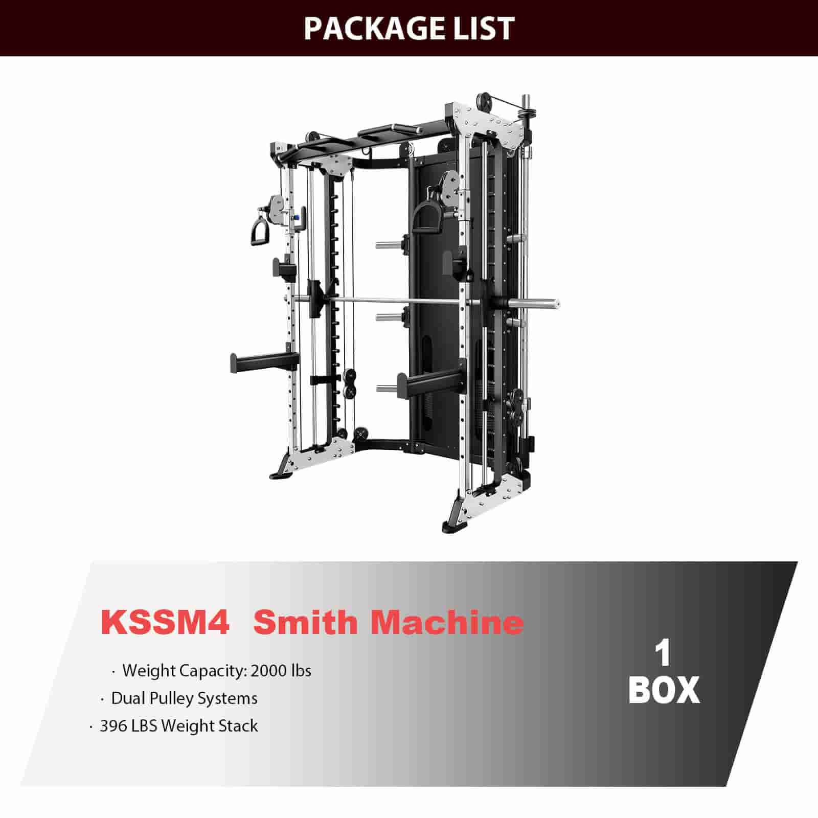 Functional trainer with smith machine 