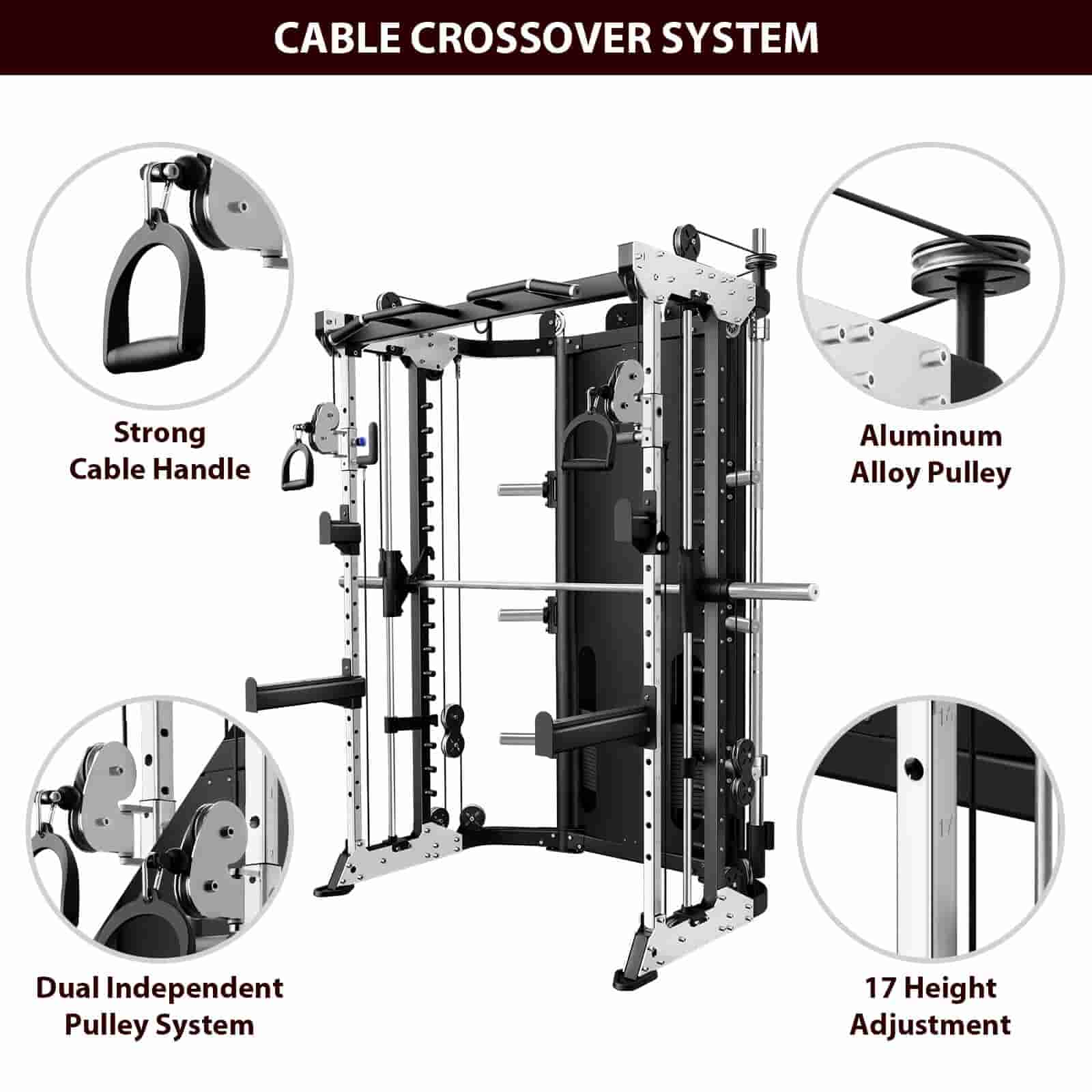 Home gym smith machine