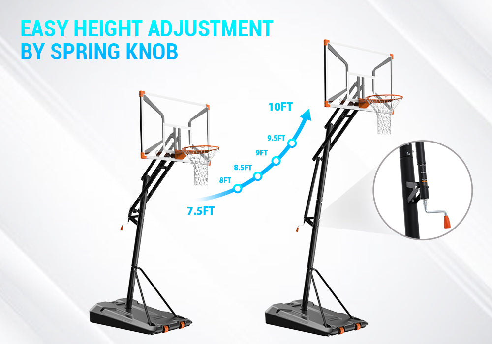 portable 10ft basketball hoops
